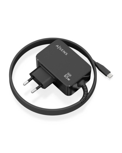 Cargador de Pared Aisens ASCH-1PD65WL033-BK Negro 65 W