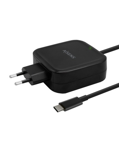 Caricabatterie da Parete Aisens ASCH-1PD65WL-BK Nero 65 W