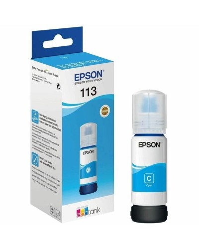 Tinta de recarga Epson 113 Cian 70 ml