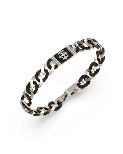 Armband Heren Guess JUMB05063JWSTBKS Zilverkleurig