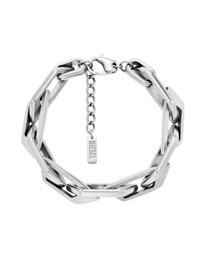 Armband Heren Diesel DX1577040 Roestvrij staal Zilverkleurig