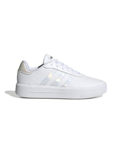 Scarpe Sportive da Donna Adidas Court Platform Bianco