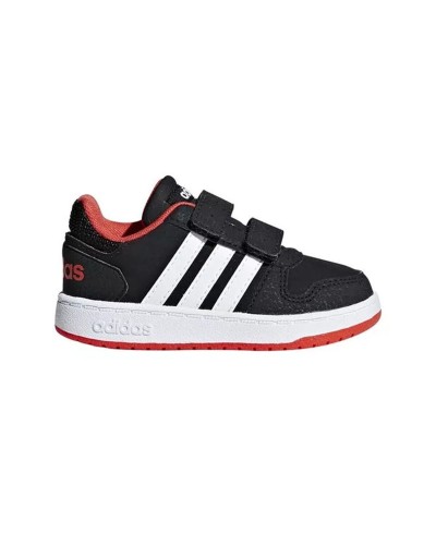 Chaussures de Sport pour Bébés Adidas Hoops 2.0 Noir