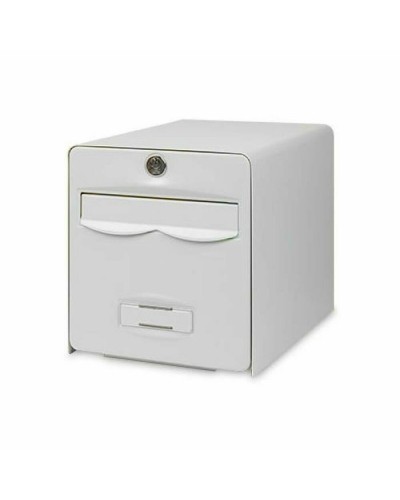 Boîte aux lettres Burg-Wachter   Blanc acier galvanisé