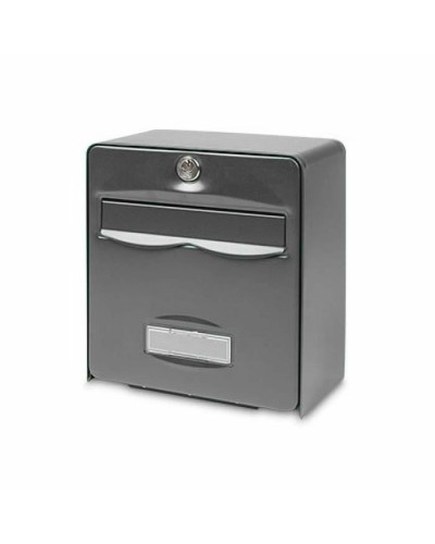 Briefkasten Burg-Wachter BALTHAZAR MINI 1 Verzinkter Stahl Grau Anthrazit 15 x 38 x 21 cm