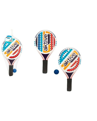 Beach Spades with Ball Aktive Striped 19,5 x 0,8 x 38 cm