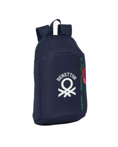 Mochila Benetton Together Azul marino 22 x 39 x 10 cm