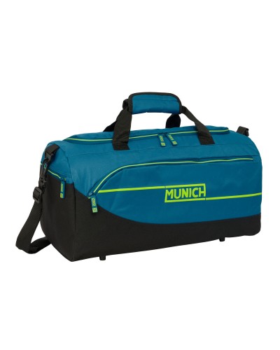 Sporttas Munich Land Zwart Groen 50 x 25 x 25 cm