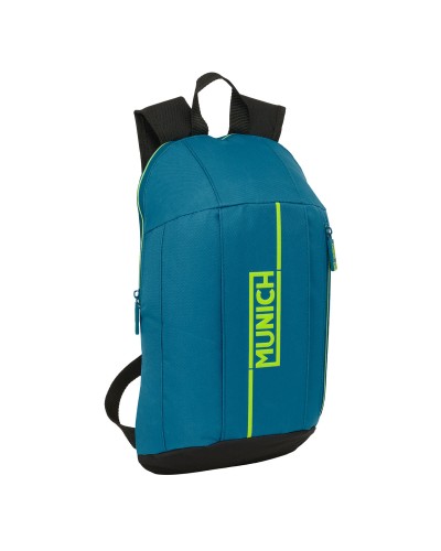 Rugzak Munich Land Zwart Groen 22 x 39 x 10 cm