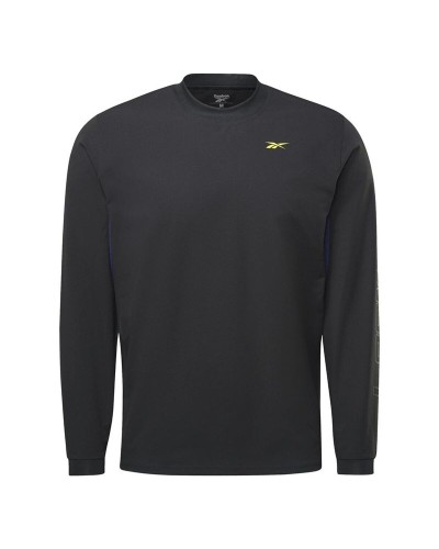 Camiseta de Manga Larga Hombre Reebok Les Mills Negro