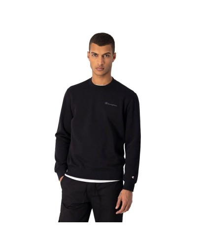 Sudadera sin Capucha Hombre Champion Negro