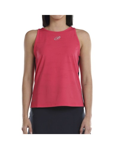 Dames Mouwloos T-shirt Bullpadel Unase Scharlakenrood