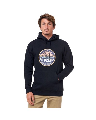 Sudadera con Capucha Hombre Rip Curl Down The Line Negro