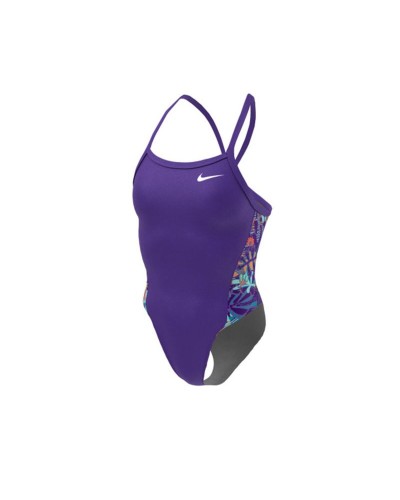 Naisten uimapuku Nike Hidrastrong Purppura