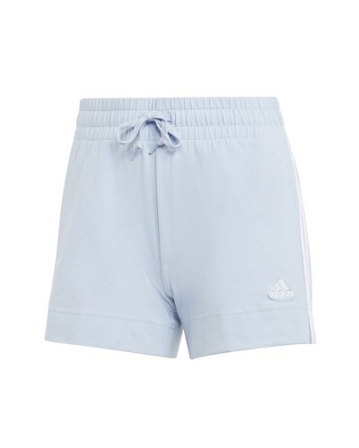 Damen-Sportshorts Adidas 3S Sj Hellblau