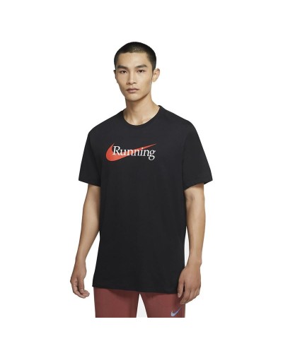 Men’s Short Sleeve T-Shirt Nike Dri-FIT Black
