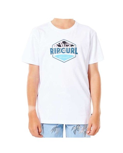 T-Shirt met Korte Mouwen voor kinderen Rip Curl Filler Tee Boys Wit