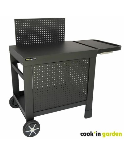 Tuinwagen Cook'in Garden Reva 110 Premium Zwart Staal 108 x 55 cm Tuin