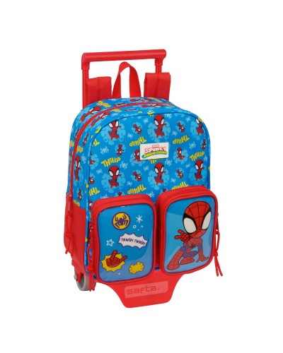 Schulrucksack Spider-Man Blau Rot 22 x 27 x 10 cm