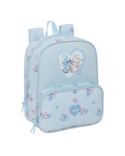 Zaino Scuola Lilo & Stitch Azzurro Chiaro 22 x 27 x 10 cm