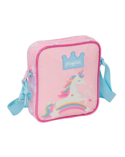 Schoudertas Glow Lab Roze 16 x 18 x 4 cm