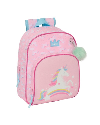 Zaino Scuola Glow Lab Rosa 28 x 34 x 10 cm