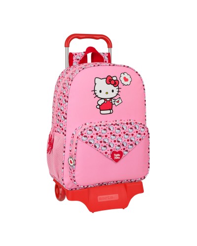 Schulrucksack Hello Kitty Rosa 33 x 42 x 14 cm