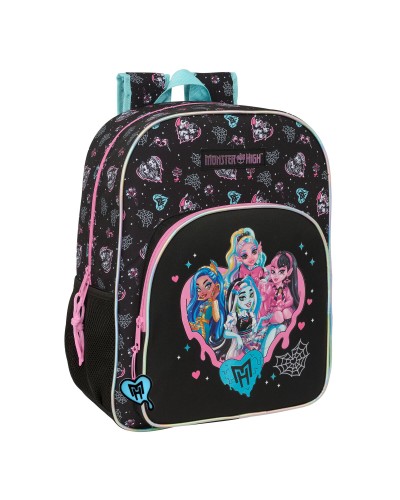 Zaino Scuola Monster High Nero 33 x 42 x 14 cm