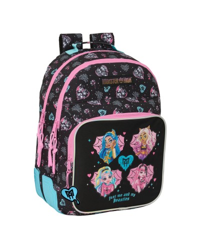 Cartable Monster High Noir 32 x 42 x 15 cm