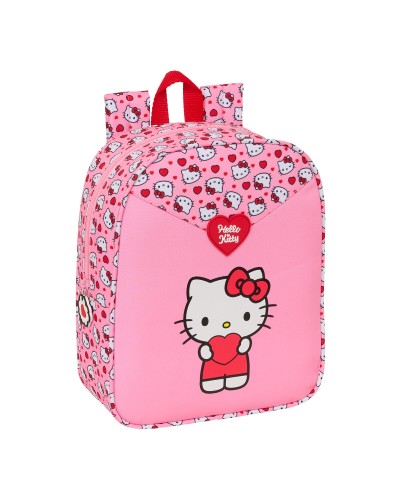 Koululaukku Hello Kitty Pinkki 22 x 27 x 10 cm