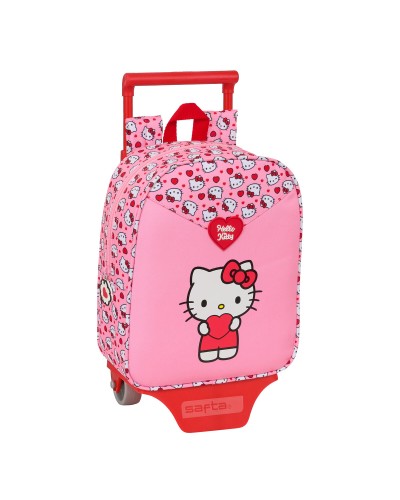 Zaino Scuola Hello Kitty Rosa 22 x 27 x 10 cm