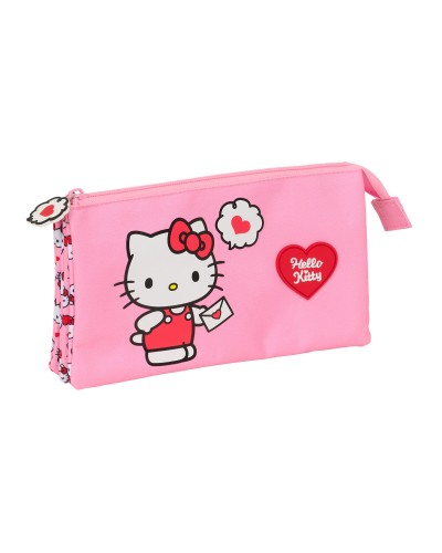 Necessaire Hello Kitty Rosa 22 x 12 x 3 cm