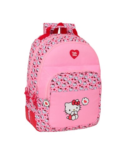Zaino Scuola Hello Kitty Rosa 32 x 42 x 15 cm