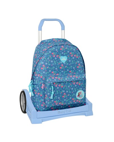 Mochila Escolar Frozen Azul