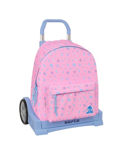 Koululaukku Lilo & Stitch Bright Pinkki 33 x 42 x 15 cm