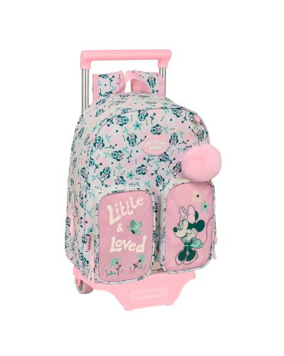 Zaino Scuola Minnie Mouse Minty Rosa 28 x 34 x 10 cm