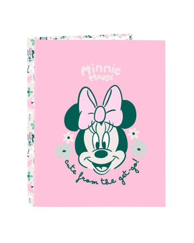 Ringbuch Minnie Mouse Minty Rosa A4 26.5 x 33 x 4 cm