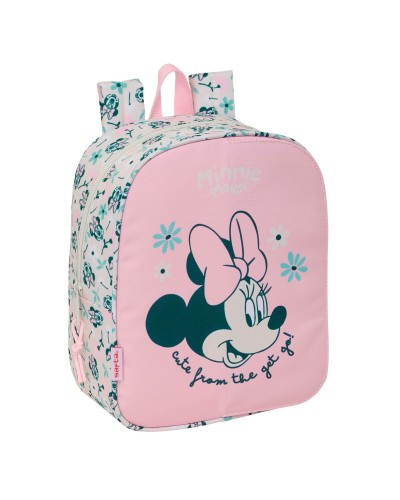 Cartable Minnie Mouse Minty Rose 22 x 27 x 10 cm