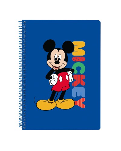 Ringbuch Mickey Mouse Clubhouse Today Blau 15.5 x 22 x 1 cm