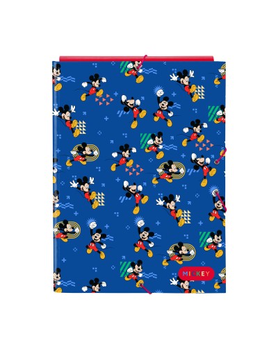 Reliure à anneaux Mickey Mouse Clubhouse Today Bleu A4 26 x 33.5 x 2.5 cm