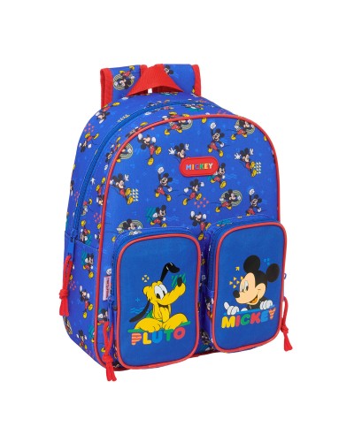 Schulrucksack Mickey Mouse Clubhouse Today Blau 28 x 34 x 10 cm
