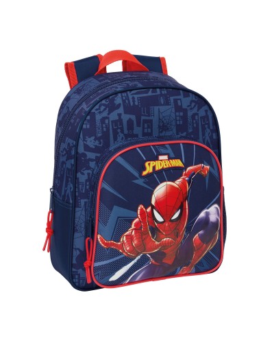 Zaino Scuola Spider-Man Azzurro 27 x 33 x 10 cm