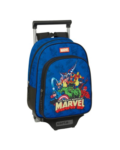 Schulrucksack The Avengers Blau Schwarz 27 x 10 x 67 cm 27 x 33 x 10 cm