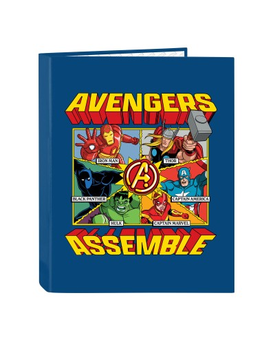 Ring binder The Avengers Blue Black A4 26.5 x 33 x 4 cm