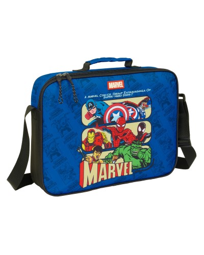 Zaino Scuola The Avengers Azzurro Nero 38 x 28 x 6 cm