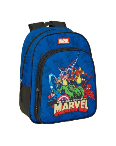 Schulrucksack The Avengers Blau Schwarz 27 x 33 x 10 cm