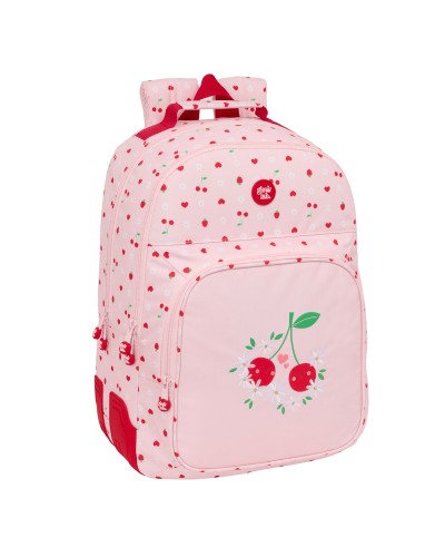 Mochila Escolar Glow Lab Frutitas 32 x 42 x 15 cm