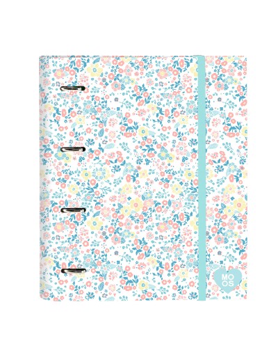Reliure à anneaux Moos Fiori Multicouleur 27 x 32 x 3.5 cm