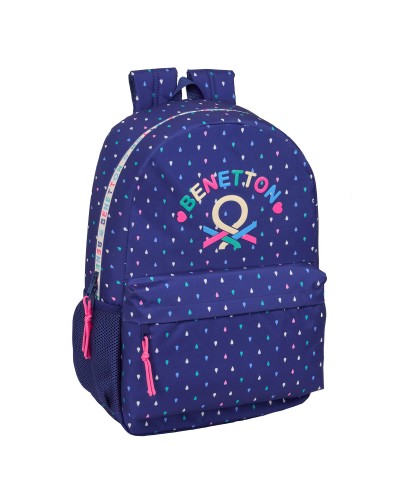 Schulrucksack Benetton Drop Bunt 30 x 46 x 14 cm
