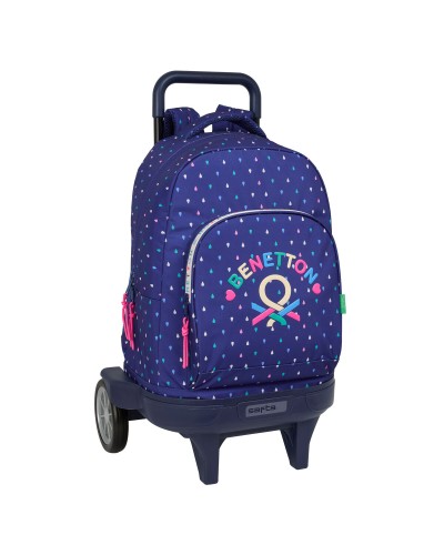Schulrucksack Benetton Drop Bunt 33 x 45 x 22 cm